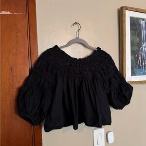 Elegant Black Women's Top